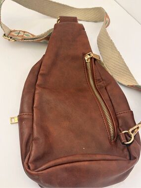 Brown Crossbody Sling Bag